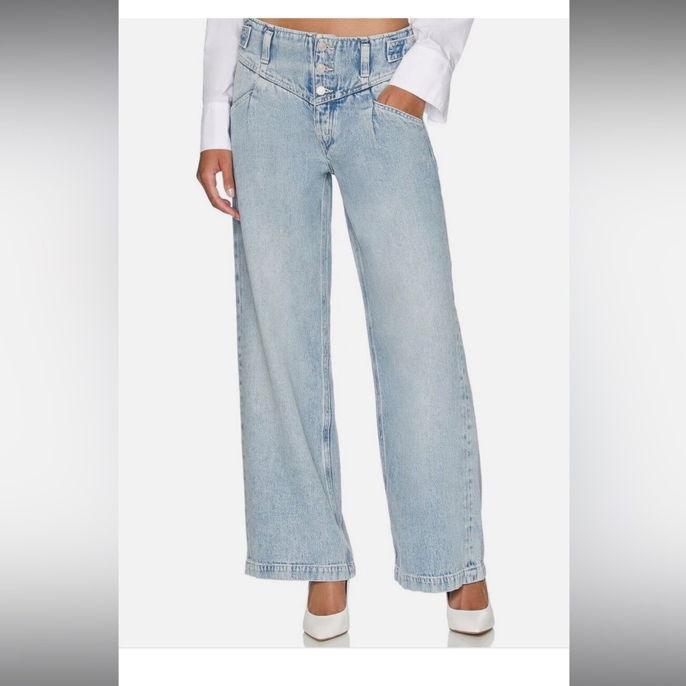 Free People x Care FP Super Sweeper Wide Leg Jean size Xs